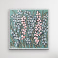 Anabelle — original 24x24 oil on canvas floral painting by Patti Moore