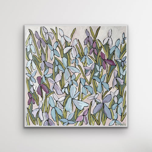 Delainey - Original oil on canvas 36x36 by Patti Moore